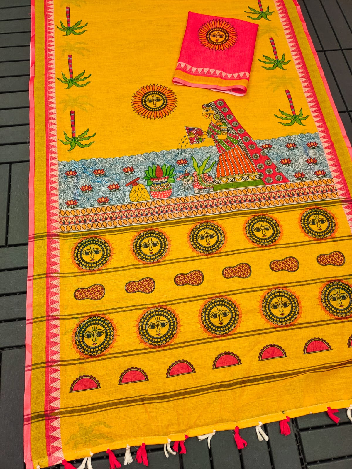 MG 337 Palin Line Digital Printed Sarees Catalog